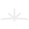 Ekena Millwork Alberta Architectural Grade PVC Gable Bracket, 108"W x 45"H x 2"D x 6"F, 10/12 Pitch GBP108X45X0206ALB00 - alternate 4